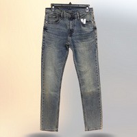 Heavy Wash Indigo Stretch Jeans for Men