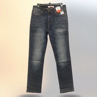 Mid Wash Indigo Stretch Jeans for Men